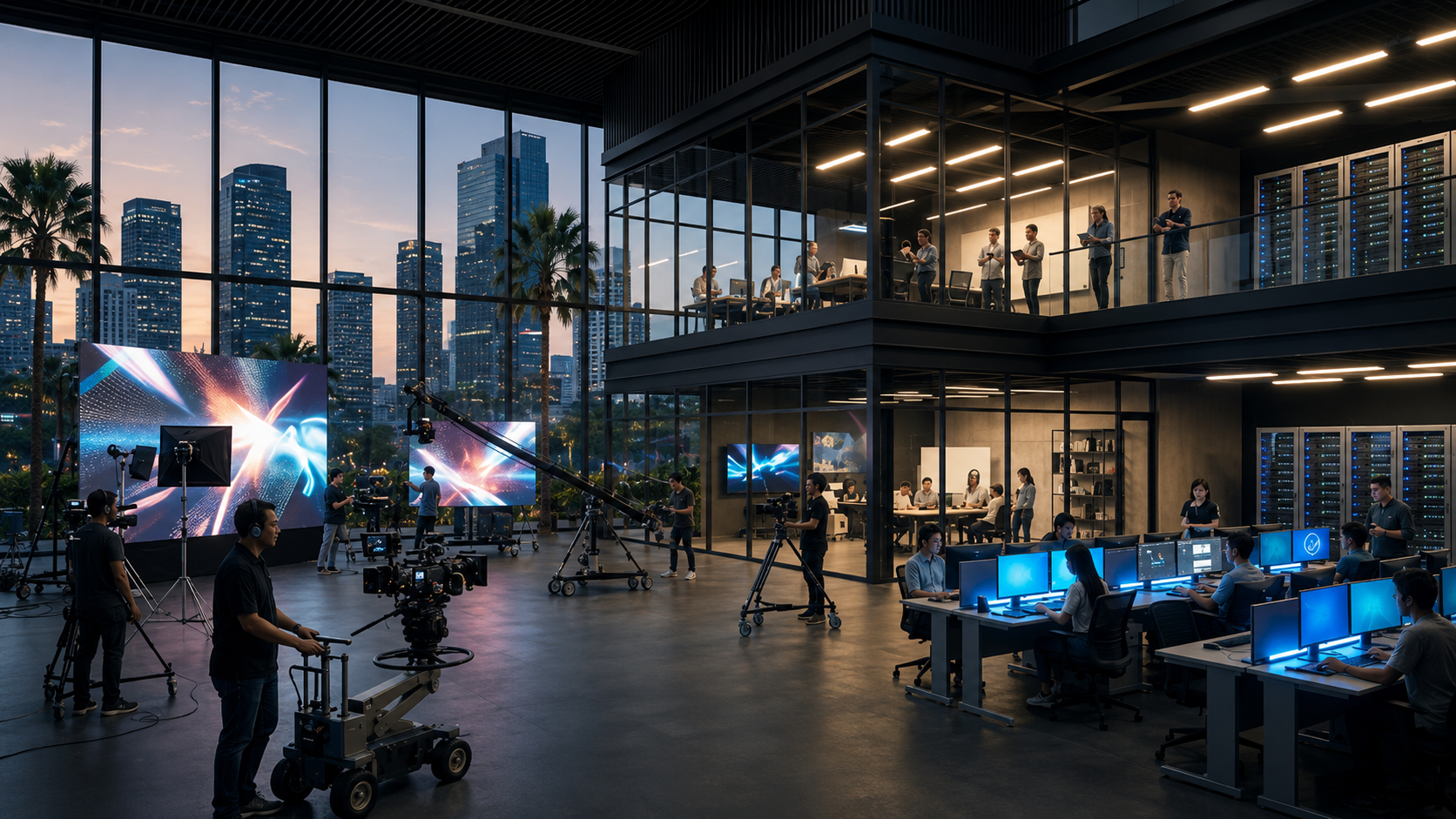 Media production and video distribution support workspace - PT SILVER LINING PRODUCTION